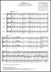 Gloria SSATB choral sheet music cover